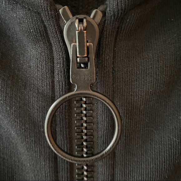 Off-White Zipped Fire Tape Hoodie - Picture 13 of 16